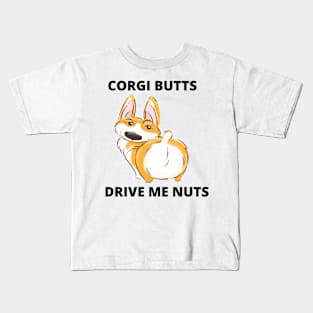 Corgi Butts Kids T-Shirt